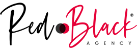 Red and Black Agency Logo